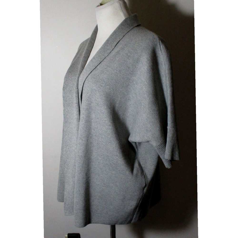 Vintage Chic Gray Rayon Blend Cardigan Wrap Sweat… - image 4