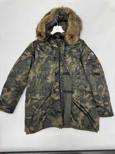 Moncler Ronier fur trimmed jacket