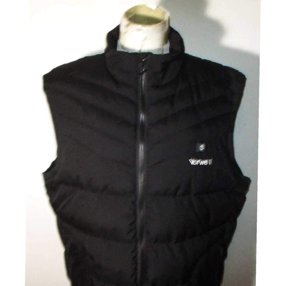 Vintage NORWELL Insulated Heated Black Full Zip V… - image 2