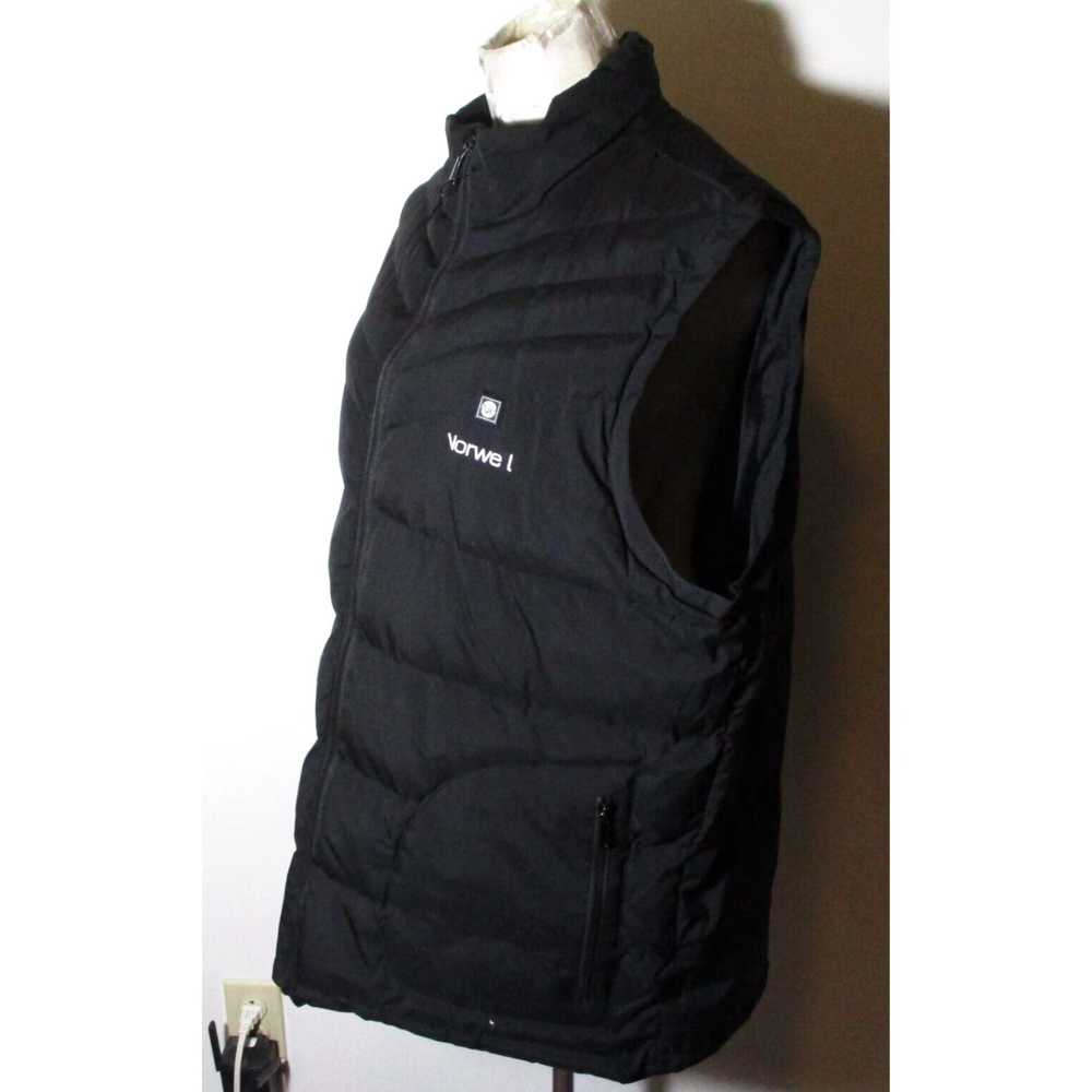 Vintage NORWELL Insulated Heated Black Full Zip V… - image 4