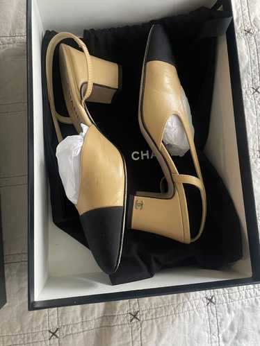 Chanel Chanel Classic Leather Slingbacks