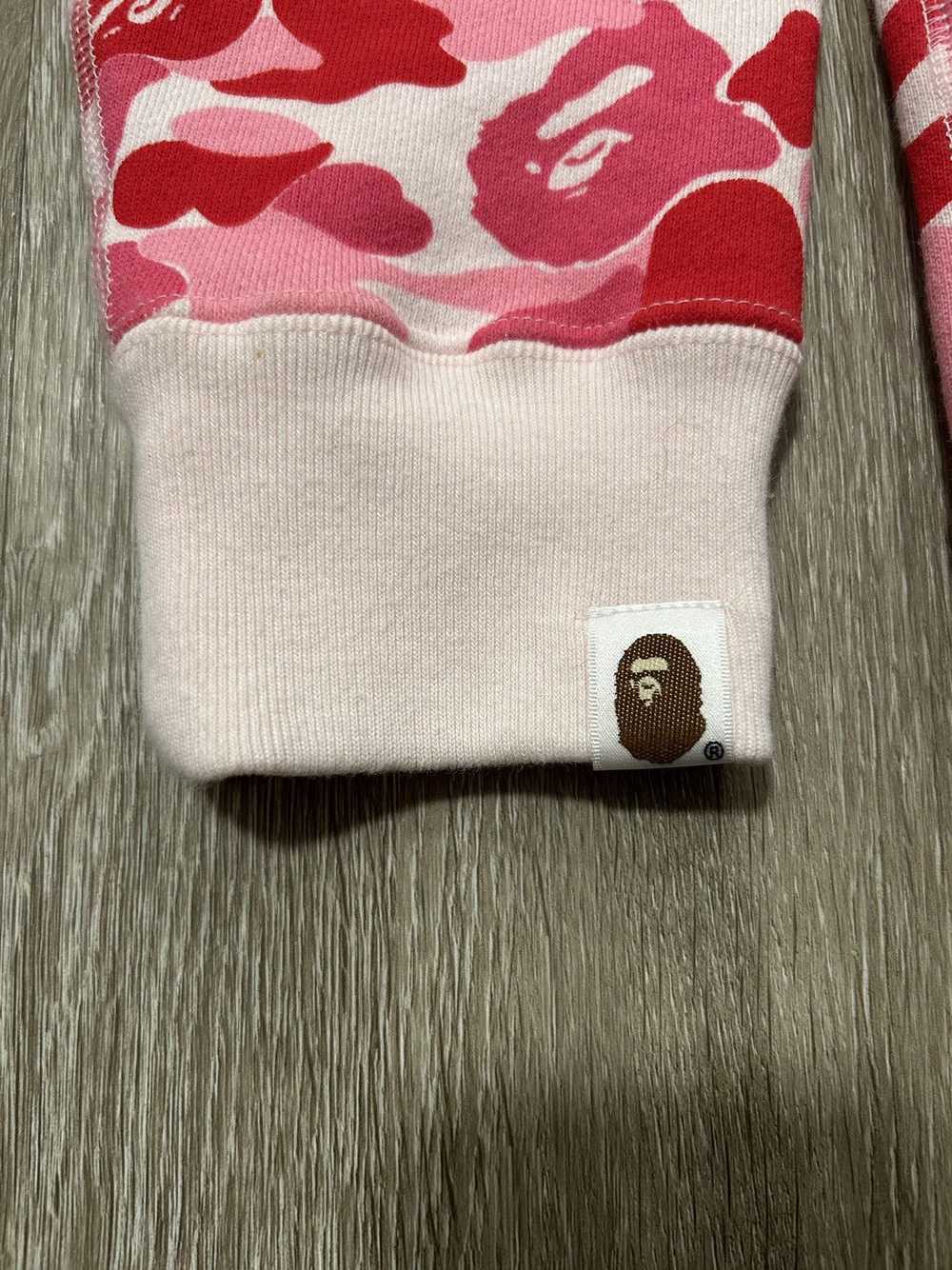 Bape Pink ABC Camo Bape hoodie - image 10