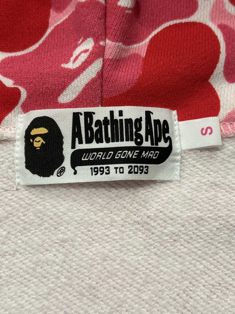 Bape Pink ABC Camo Bape hoodie - image 7