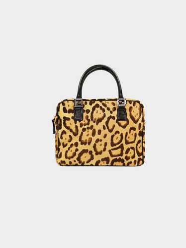 Fendi 2000s Leopard Pony Hair Handbag