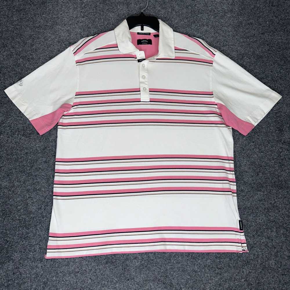 Callaway Golf Callaway Polo Shirt Men XL Pink Str… - image 1