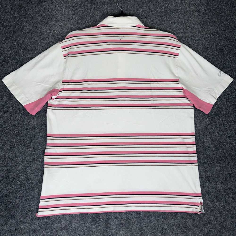 Callaway Golf Callaway Polo Shirt Men XL Pink Str… - image 6