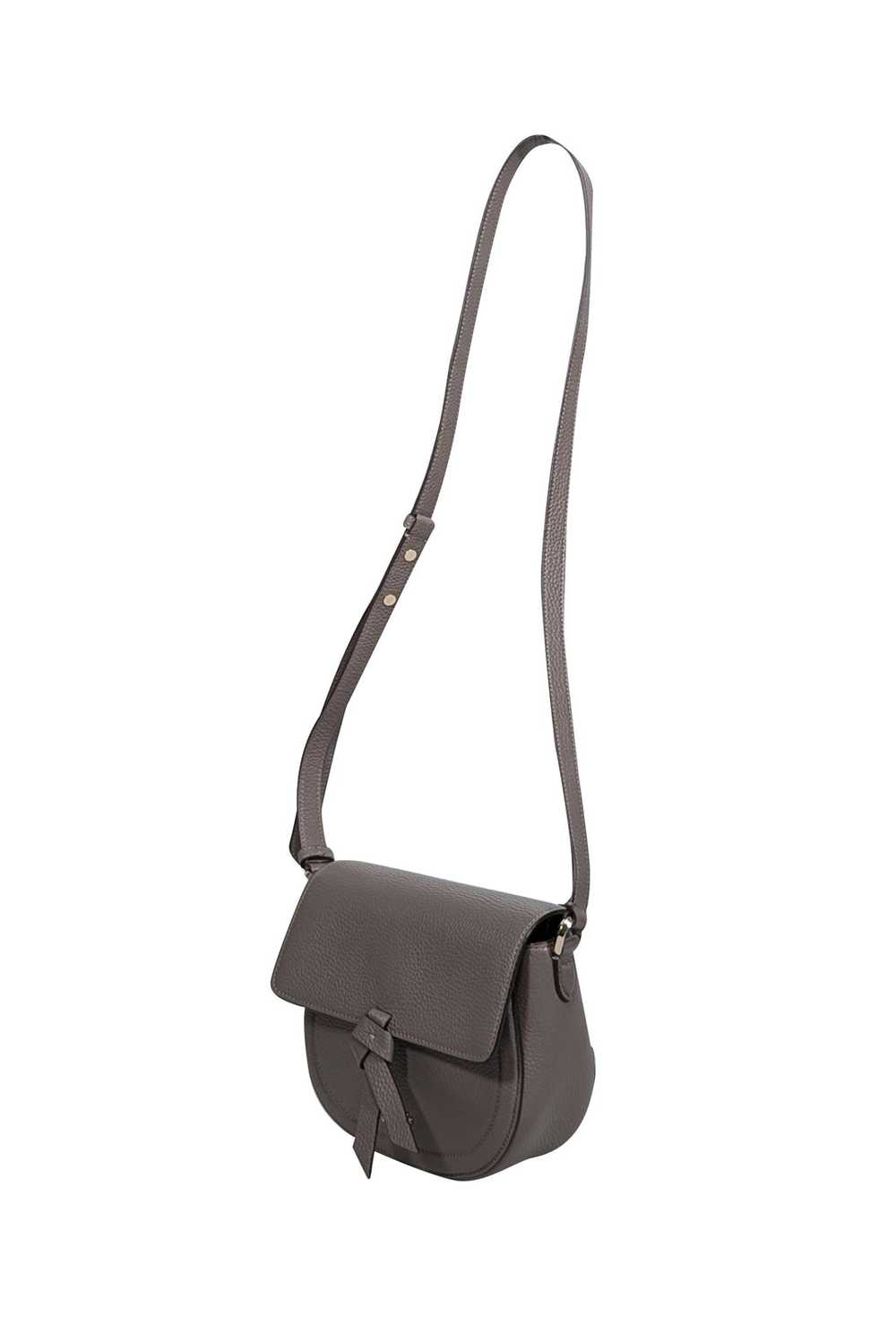 Kate Spade - Grey Pebbled Leather Crossbody Bag - image 2