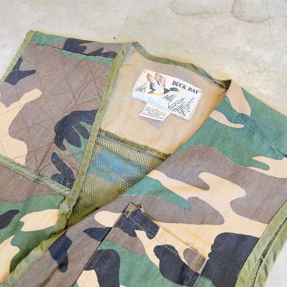 Camo 90s Duck Hunting Vest Vintage - image 2