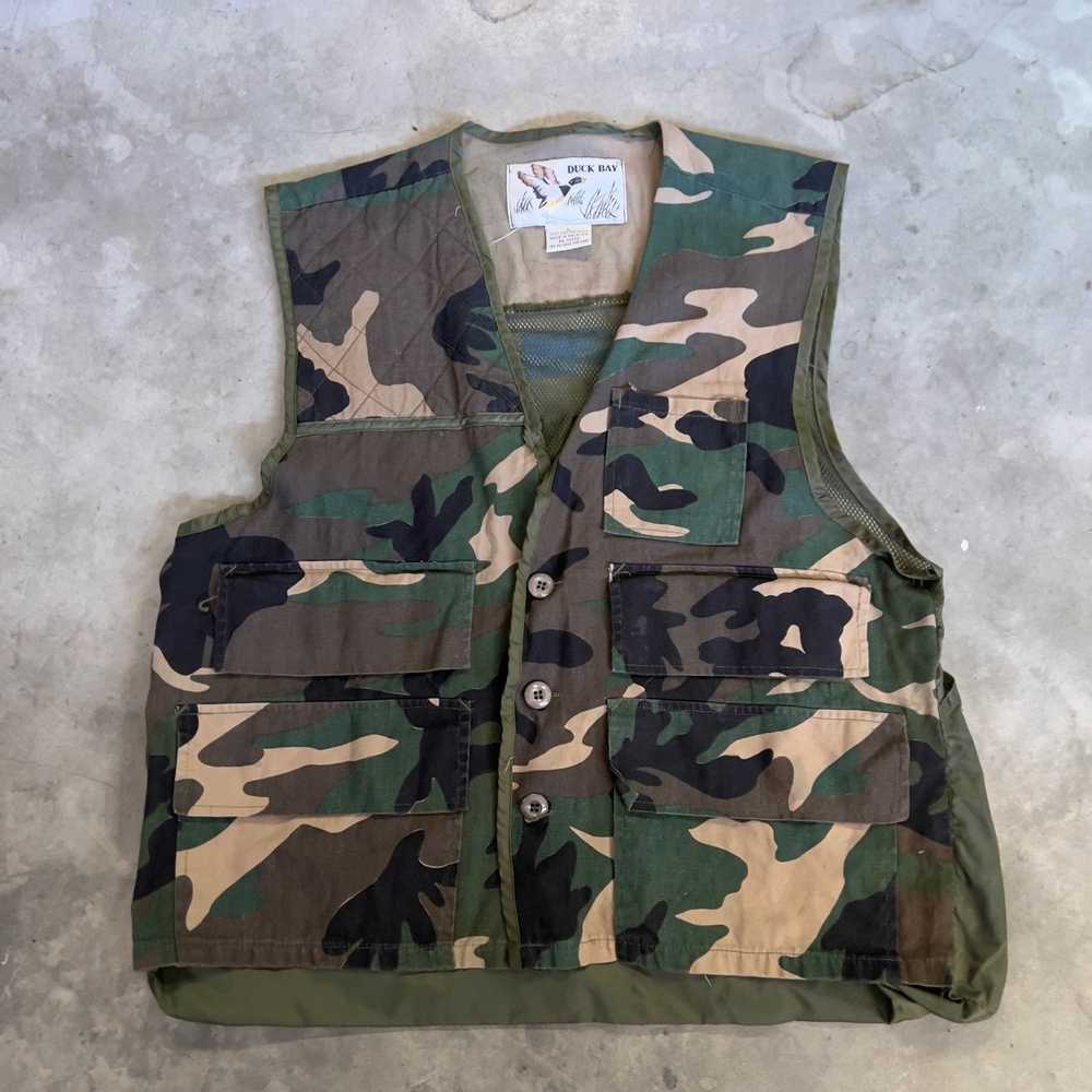 Camo 90s Duck Hunting Vest Vintage - image 4