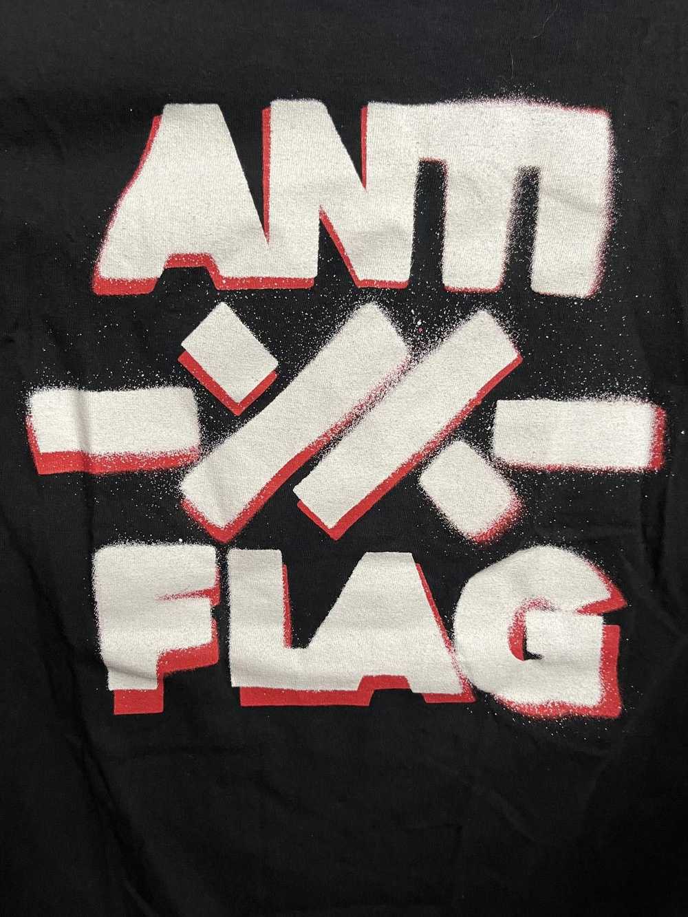 Designer Vintage Anti-Flag -T-shirt -XX- AntiFlag… - image 4