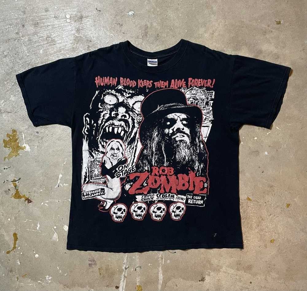 Band Tees × Rock T Shirt × Vintage 2005 Rob Zombi… - image 2