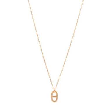 HERMES 18K Rose Gold PM Farandole Pendant Necklace