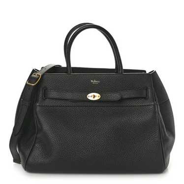 MULBERRY Heavy Grain Belted Bayswater Tote Black