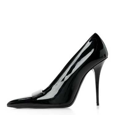 SAINT LAURENT Patent Calfskin Kayla 110 Pumps 38 … - image 1