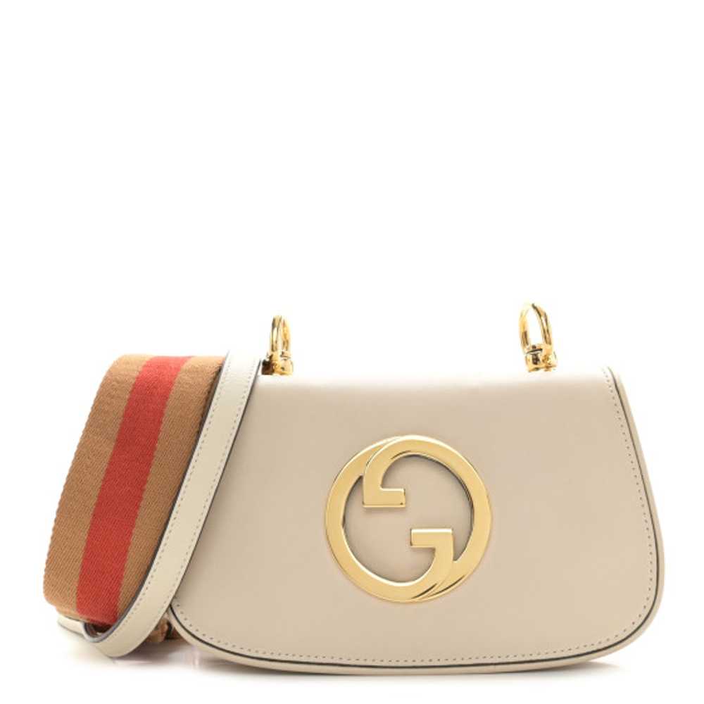 GUCCI Roxy Calfskin Web Mini Blondie Shoulder Bag… - image 1