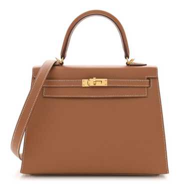 HERMES Epsom Kelly Sellier 25 Gold - image 1