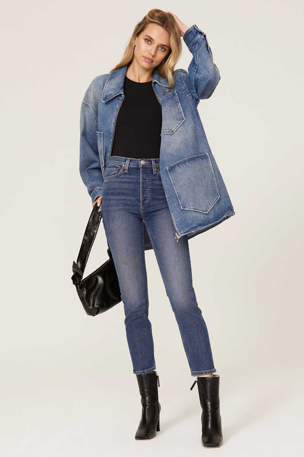 RE/DONE 90s High Rise Ankle Crop Jeans - image 2