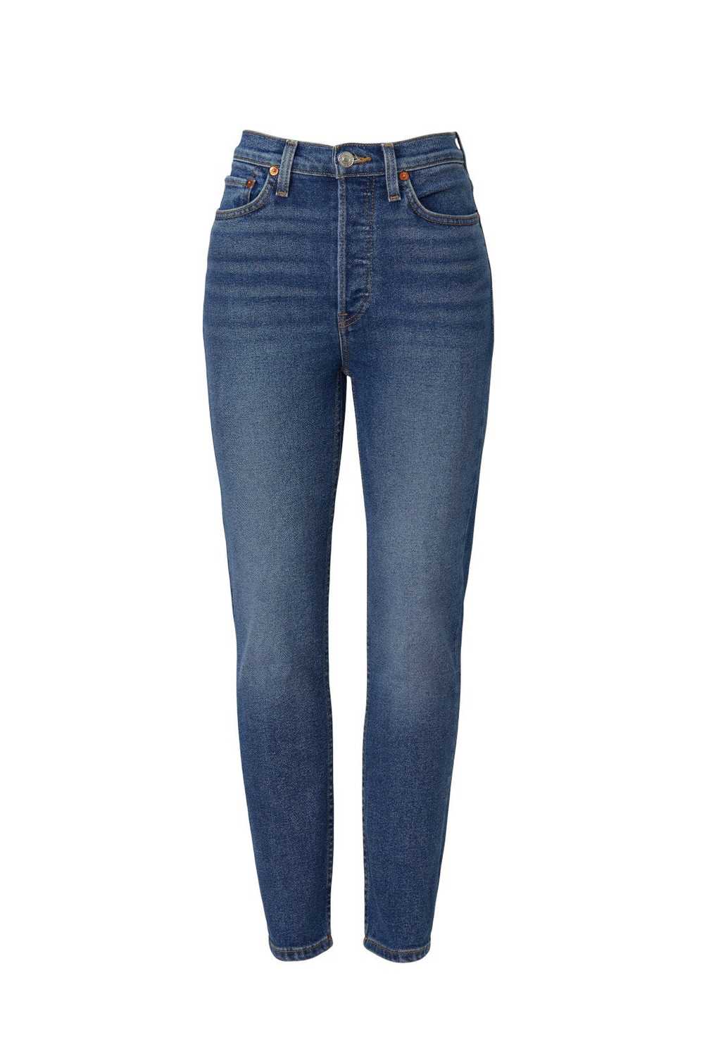 RE/DONE 90s High Rise Ankle Crop Jeans - image 5