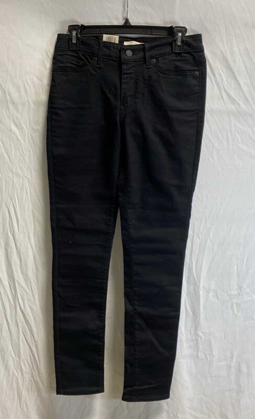 NWT Levi's 711 Womens Black High-Rise Pockets Den… - image 1