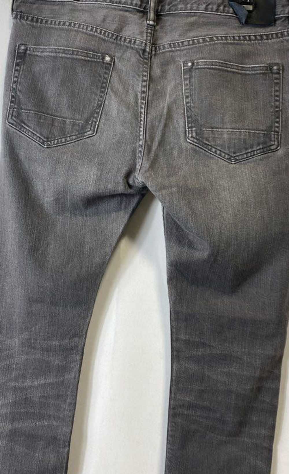 Allsaints Mens Gray Cigarette Denim Dark Wash Mid… - image 4