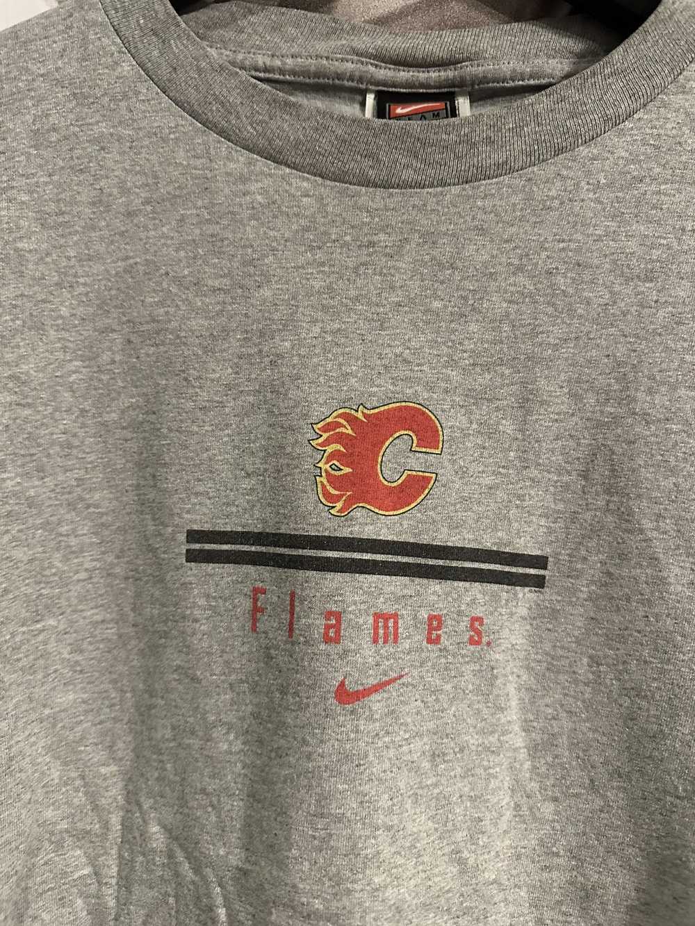 NHL × Nike × Vintage Vintage Calgary Flames Nike … - image 2