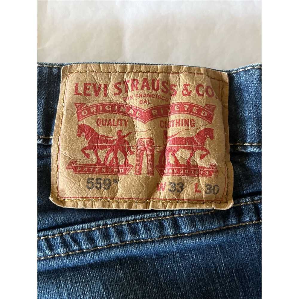 Levi's Levi’s 559 Jeans Men’s 32x28 Blue Medium W… - image 2