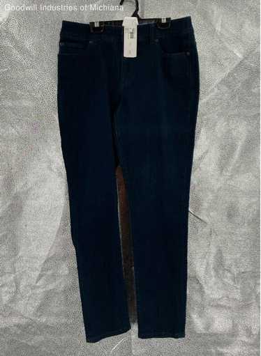 NWT Women's Chico's Platinum Dark Blue Jeans Size 