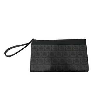 Salvatore Ferragamo/Pouch/Monogram/Leather/BLK/Ga… - image 1