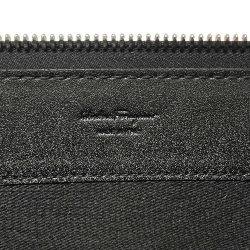 Salvatore Ferragamo/Pouch/Monogram/Leather/BLK/Ga… - image 3