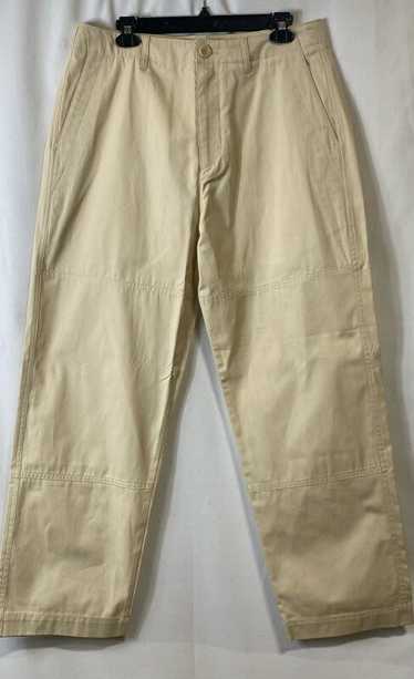 NWT COS Mens Beige Cotton Flat Front High Rise Wid