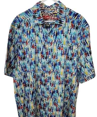 Robert Graham Multicolor expressionist bottles Siz