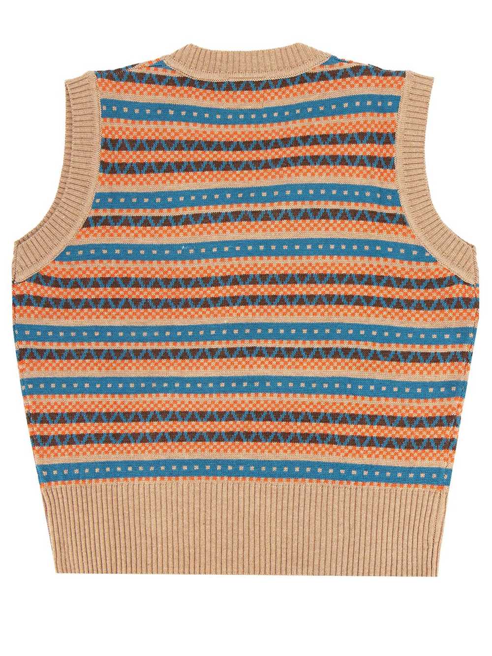 Walter Vintage Fairisle Tank Top - Hi-de-Ho - image 2