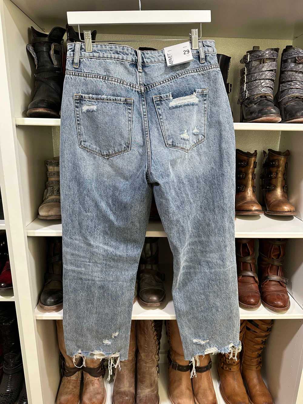 Lane 201 Vintage Wash Cropped Straight Denim - image 5