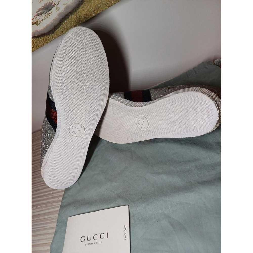 Gucci Falacer leather trainers - image 2