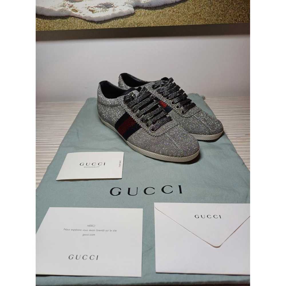 Gucci Falacer leather trainers - image 6