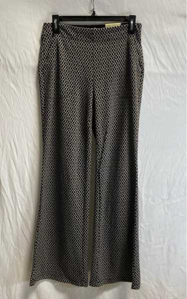 NWT Max Studio Womens Black White Geometric Flared