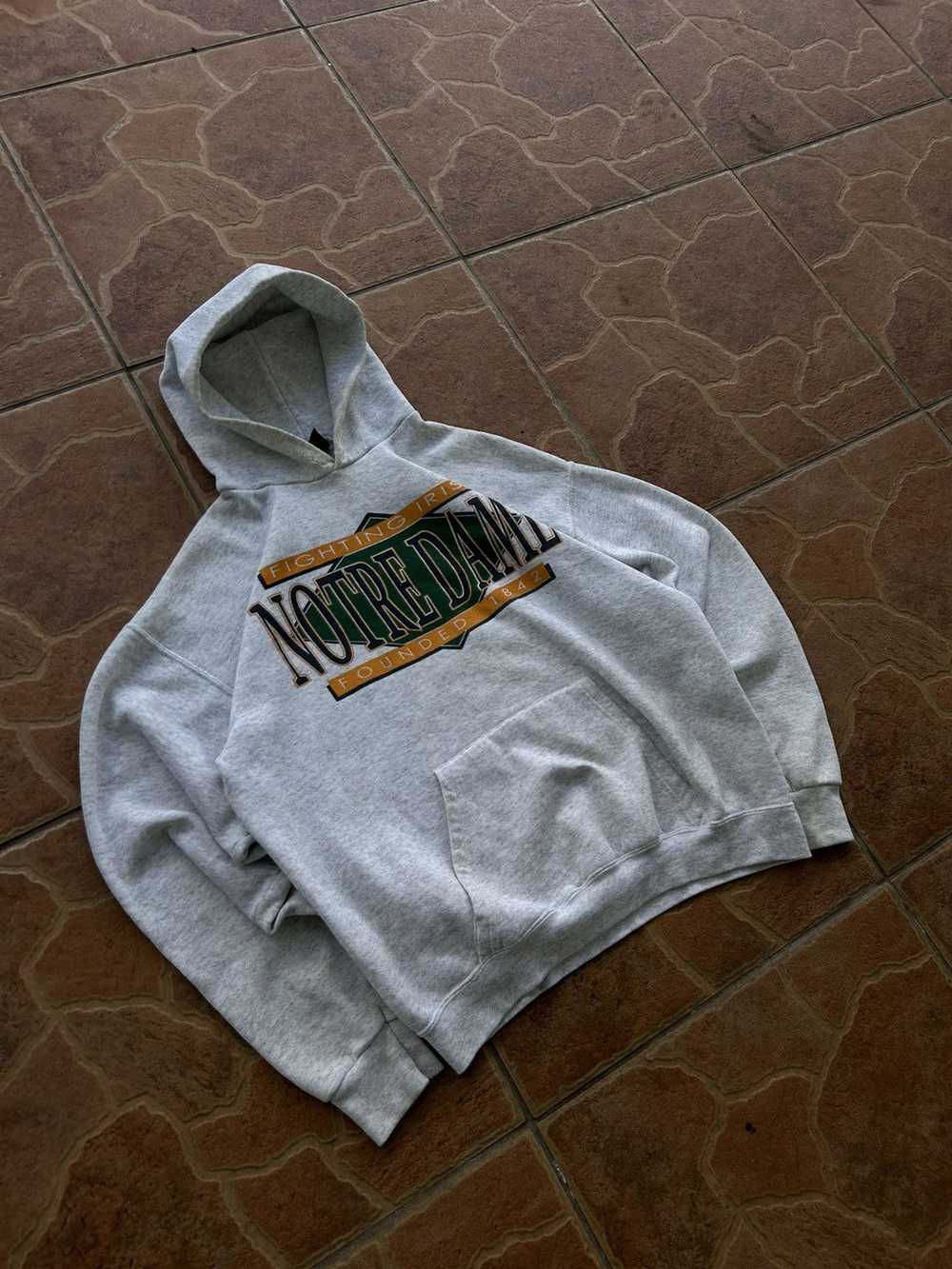 Vintage Vintage Notre Dame hoodie - image 1