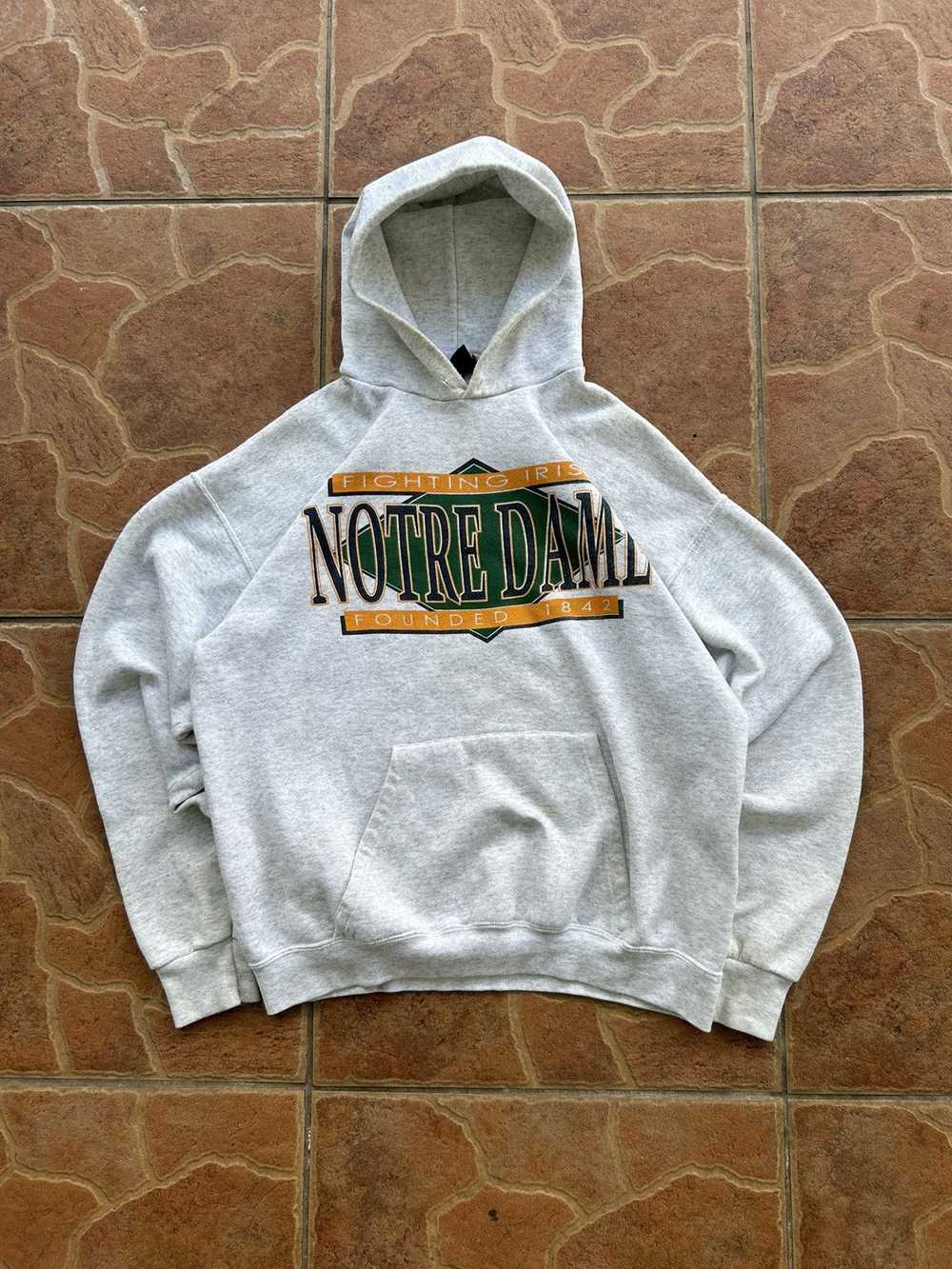 Vintage Vintage Notre Dame hoodie - image 2