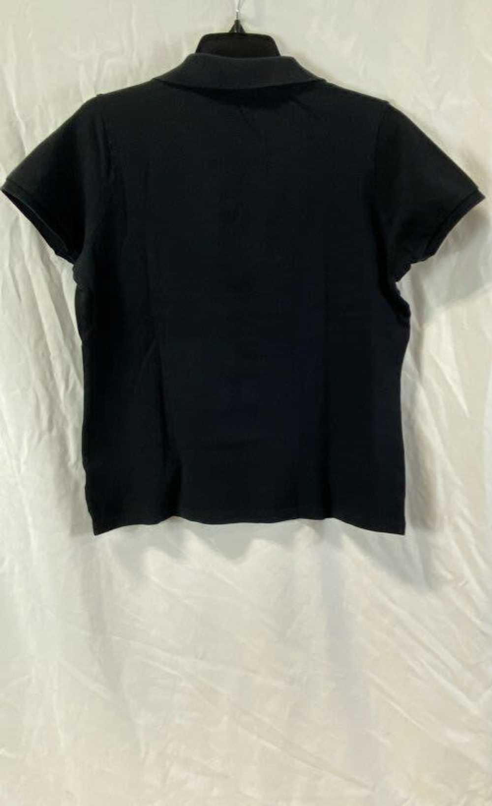 Burberry Womens Black Short Sleeve Collared Class… - image 2