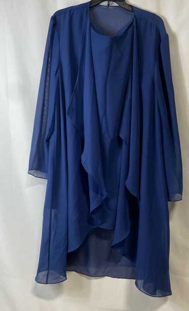 NWT JJ's House Womens Navy Blue Wide-Leg Three Pie