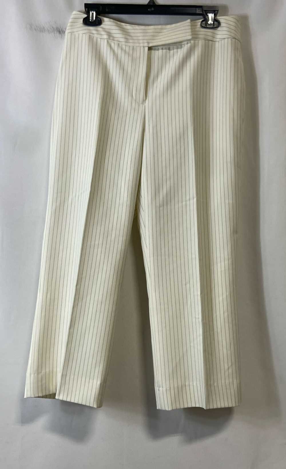 Tahari Womens Ivory Striped Long Sleeve Blazer An… - image 5