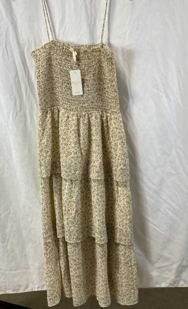 NWT Grade & Gather Womens Ivory Floral Elowen Smoc