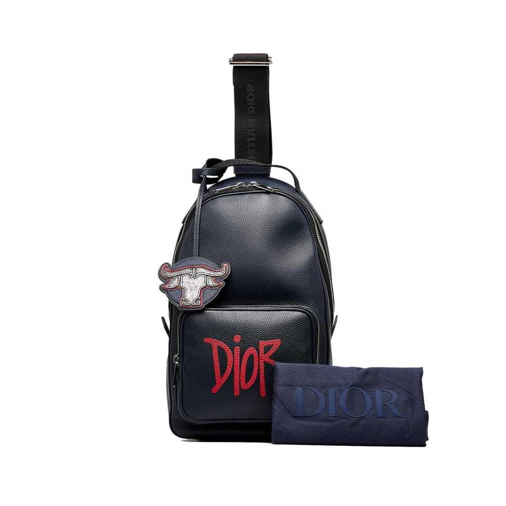 Dior Leather backpack - image 11