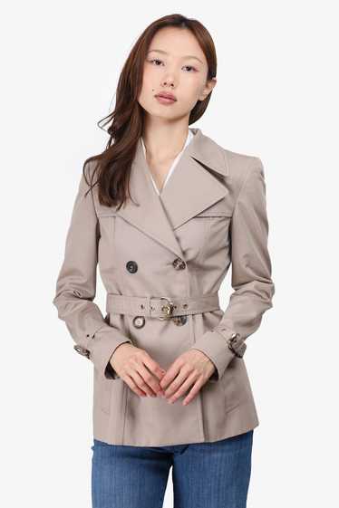 Gucci Beige Double Breasted Short Trench Size 38 - image 1