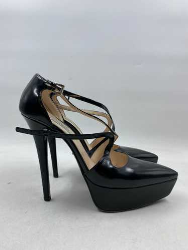 Authentic Prada Black Leather Pump W 9.5