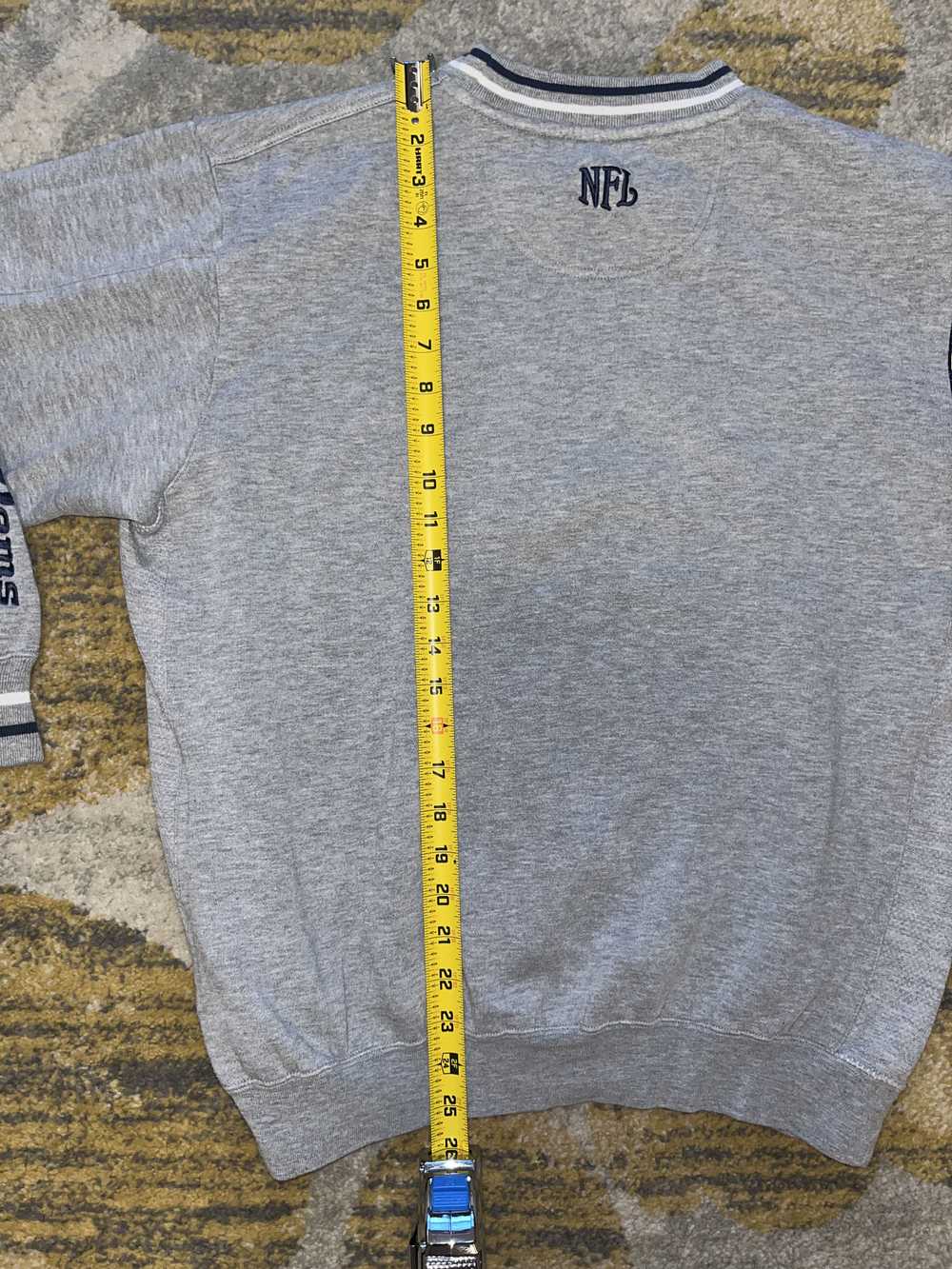 NFL Vintage NFL St. Louis Rams Gray Crewneck - Si… - image 10