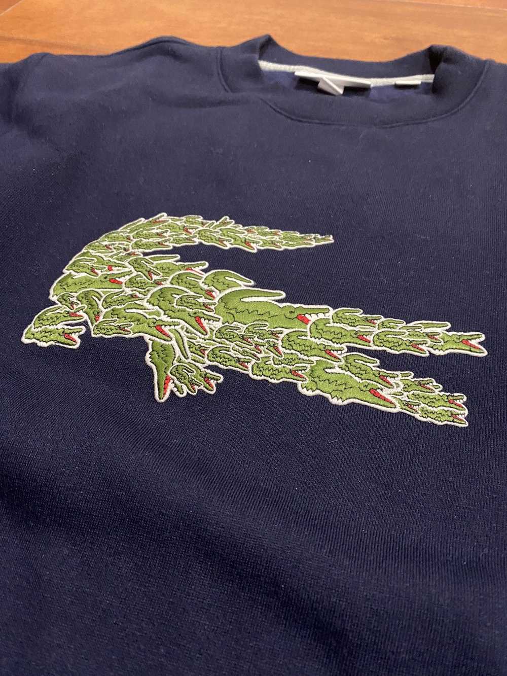 Lacoste Lacoste Multiple Mini Crocodile Logo Crew… - image 2