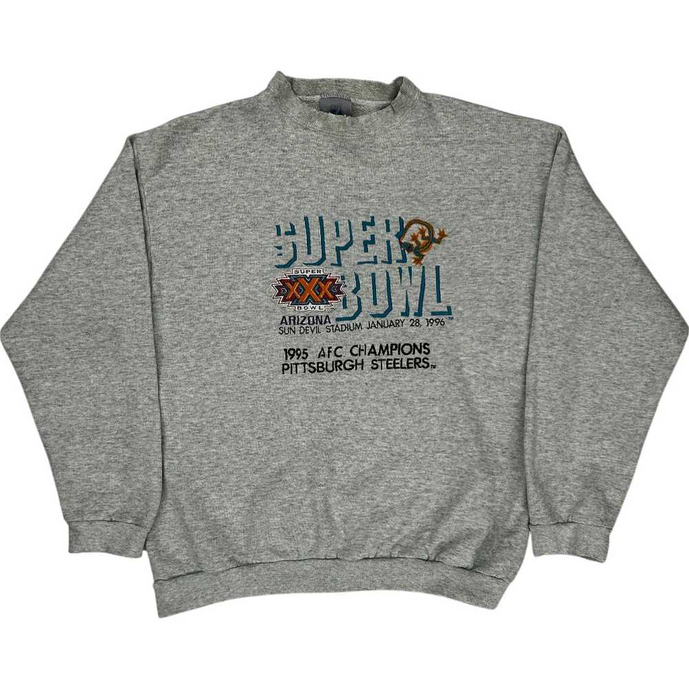 Logo 7 Super Bowl XXX Pittsburgh Steelers Sweatsh… - image 1