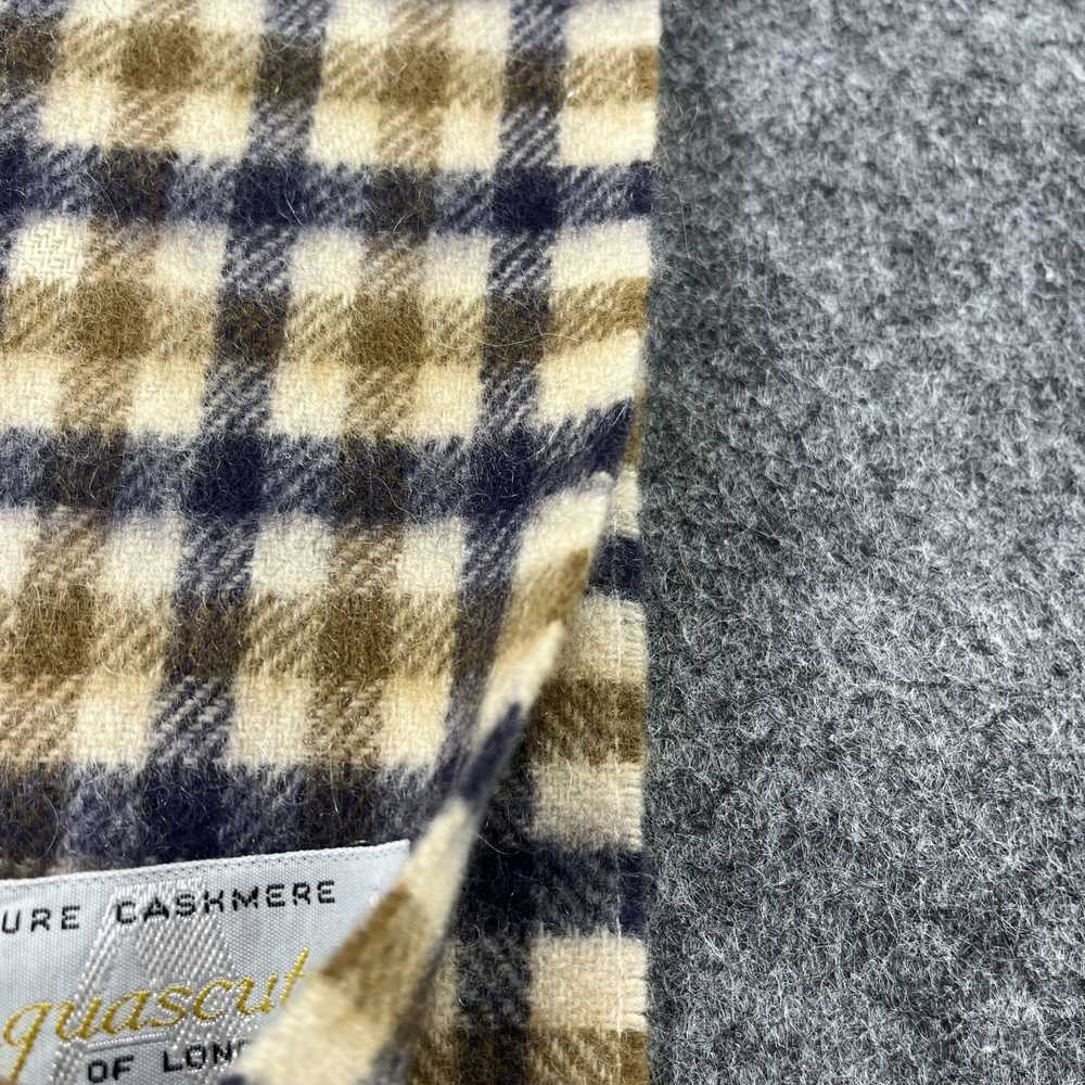 Aquascutum × Vintage Aquascutum Scarf / Muffler /… - image 10