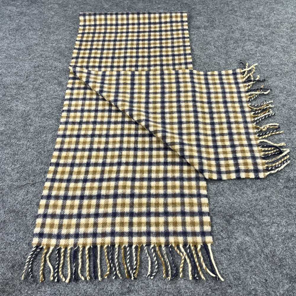 Aquascutum × Vintage Aquascutum Scarf / Muffler /… - image 3